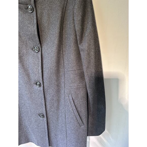 Inc International Concepts Pea Coat Womens Dark Gray Wool Blend Size XXL NWT - Picture 9 of 13